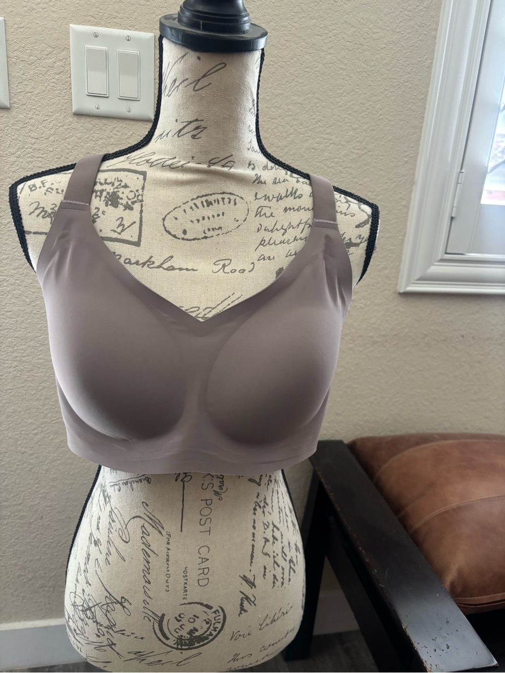 Seamless Comfort Wireless Bra - Taupe